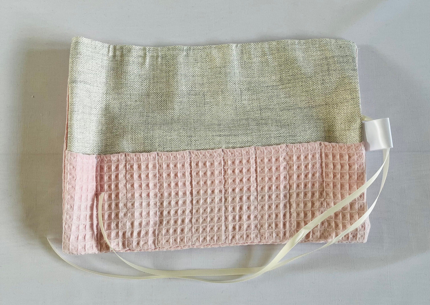 Pink Waffle Brush Roll
