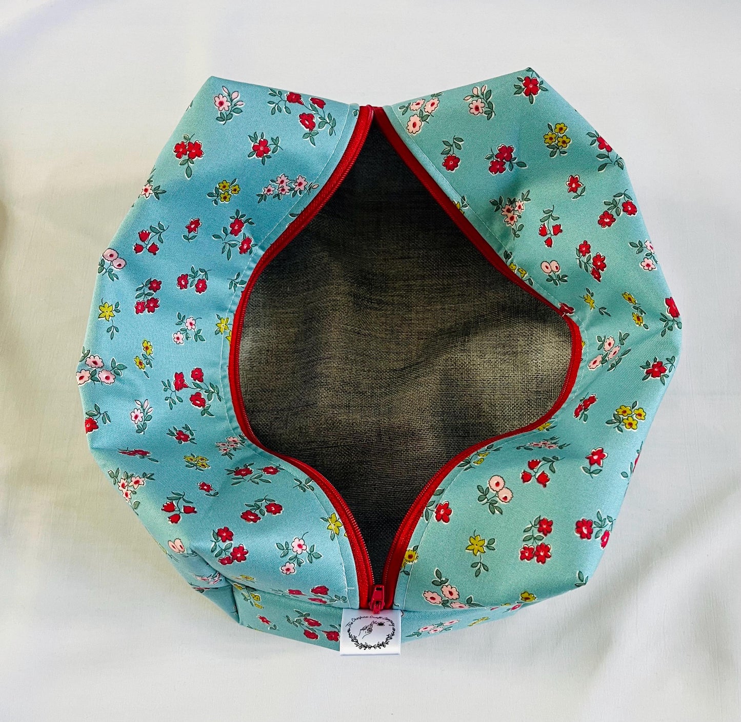 Blue Floral Liberty Print Make Up and Wash Bag Set