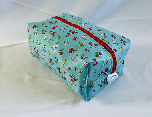 Blue Liberty Floral Print Wash Bag