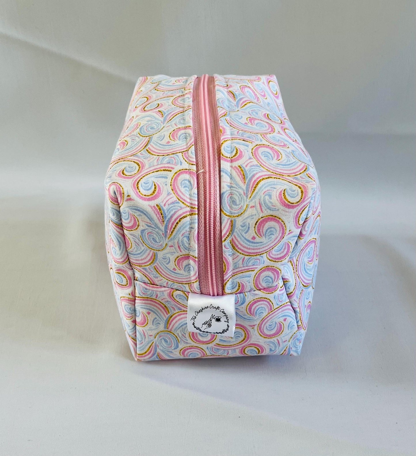 Glittery Swirl Make Up Bag