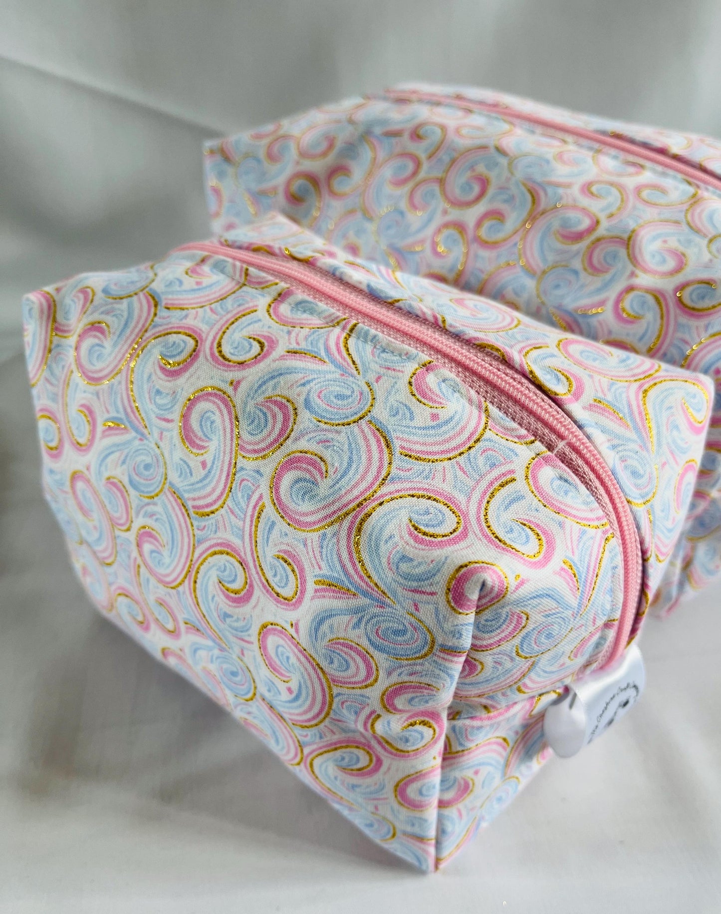 Glittery Swirl Make Up Bag