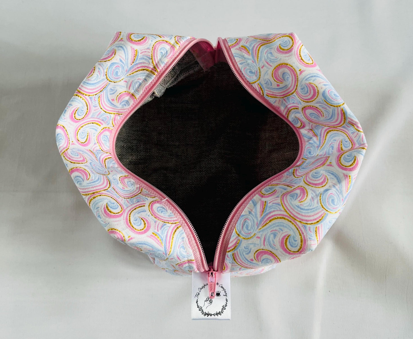 Glittery Swirl Wash Bag