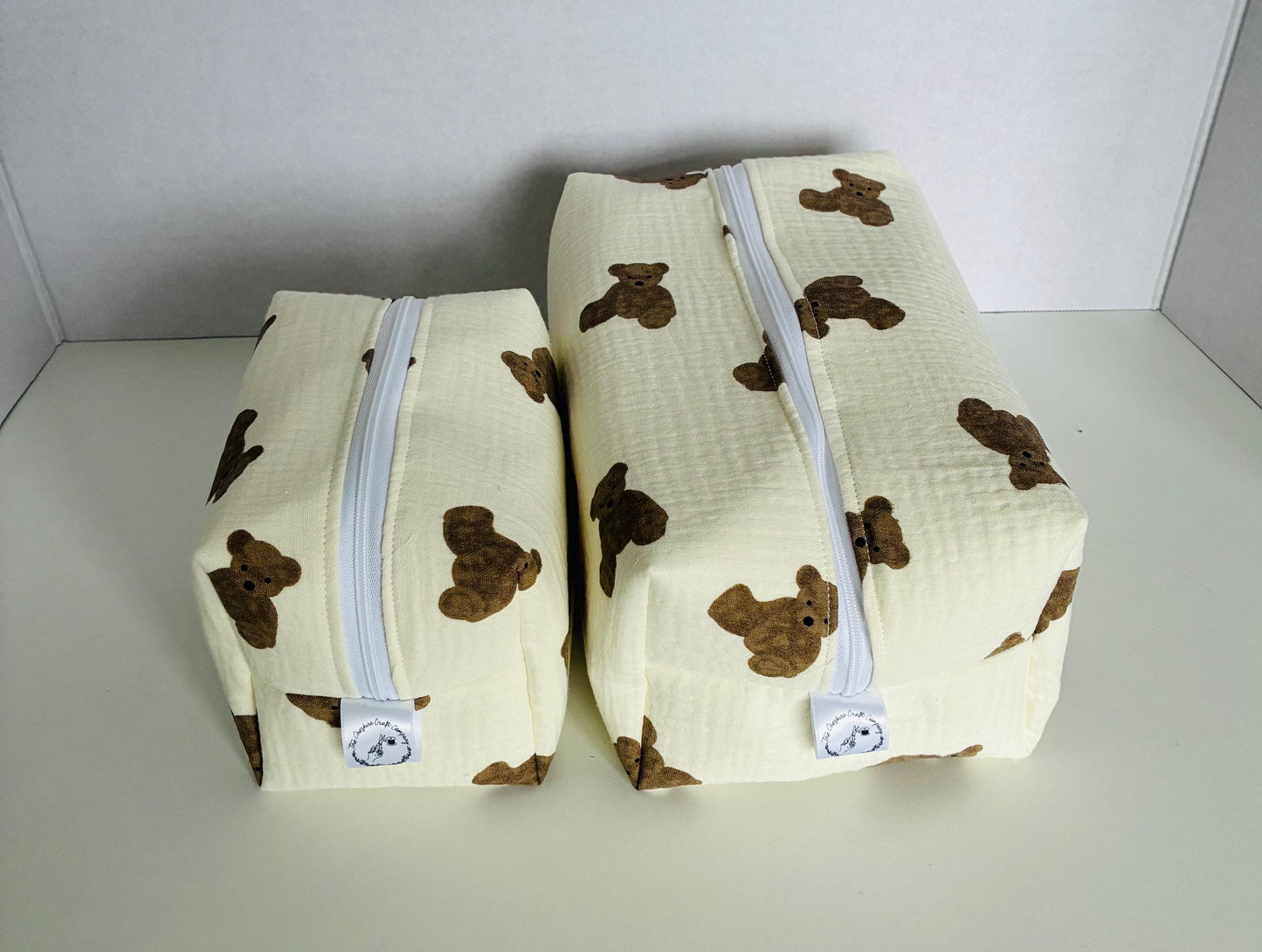 Teddy Bear Make Up and Wash Bag Set